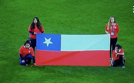 Bandera de Bandera errónea de Chile en la Copa América 2018