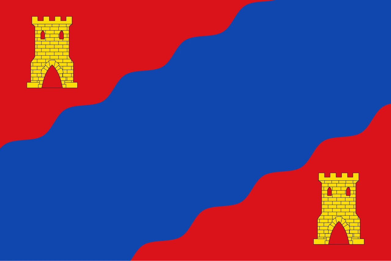 Bandera de Alhama de Aragón