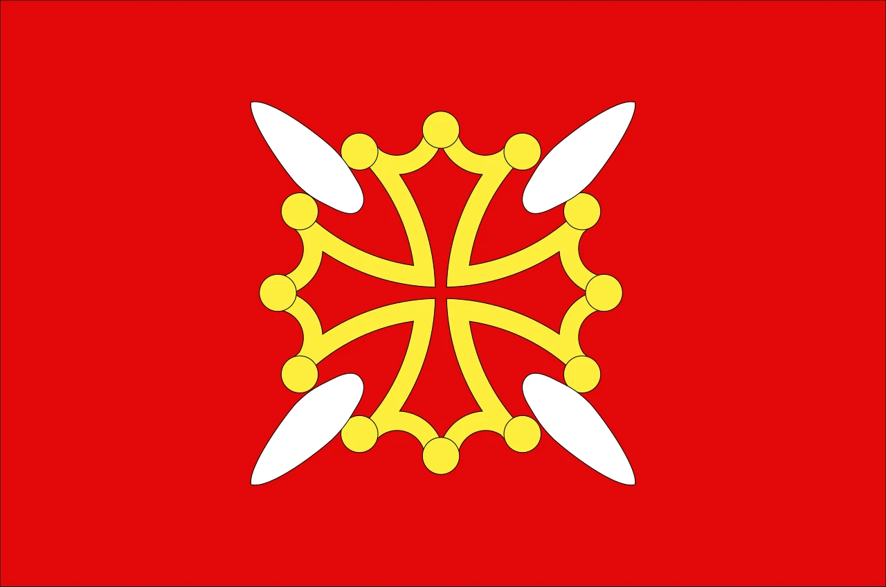 Bandera del departamento de Alto Garona