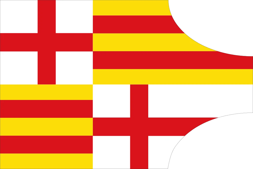 Bandera de Barcelona 1457