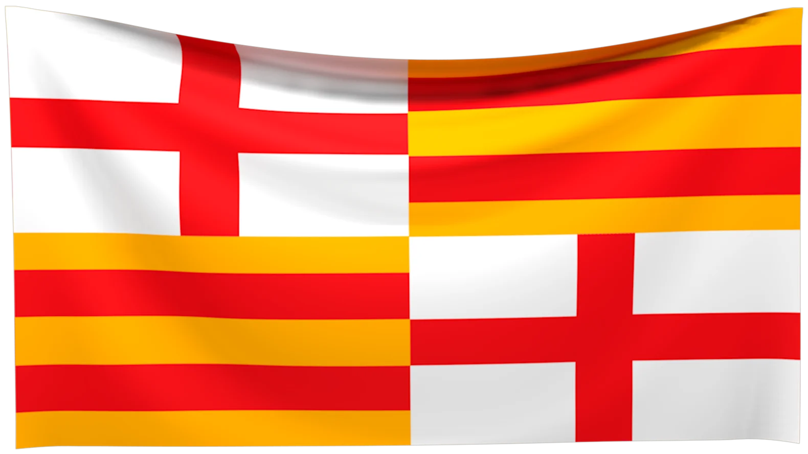 Bandera de Barcelona censurada