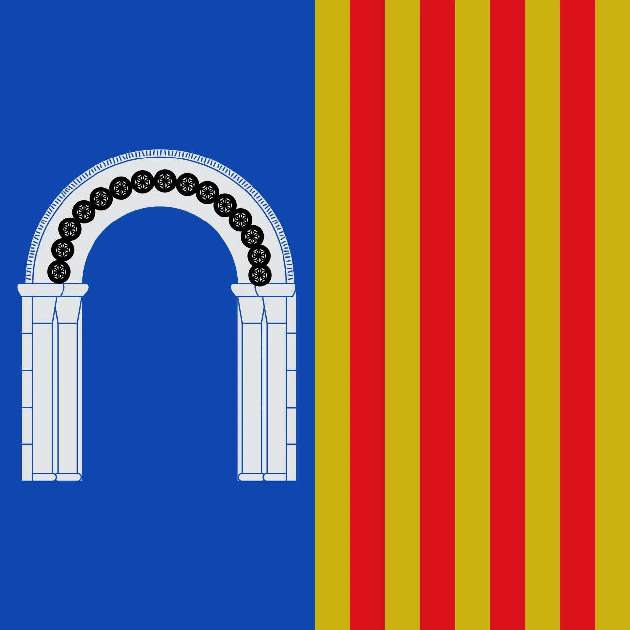 Bandera de Berrocalejo de Aragona