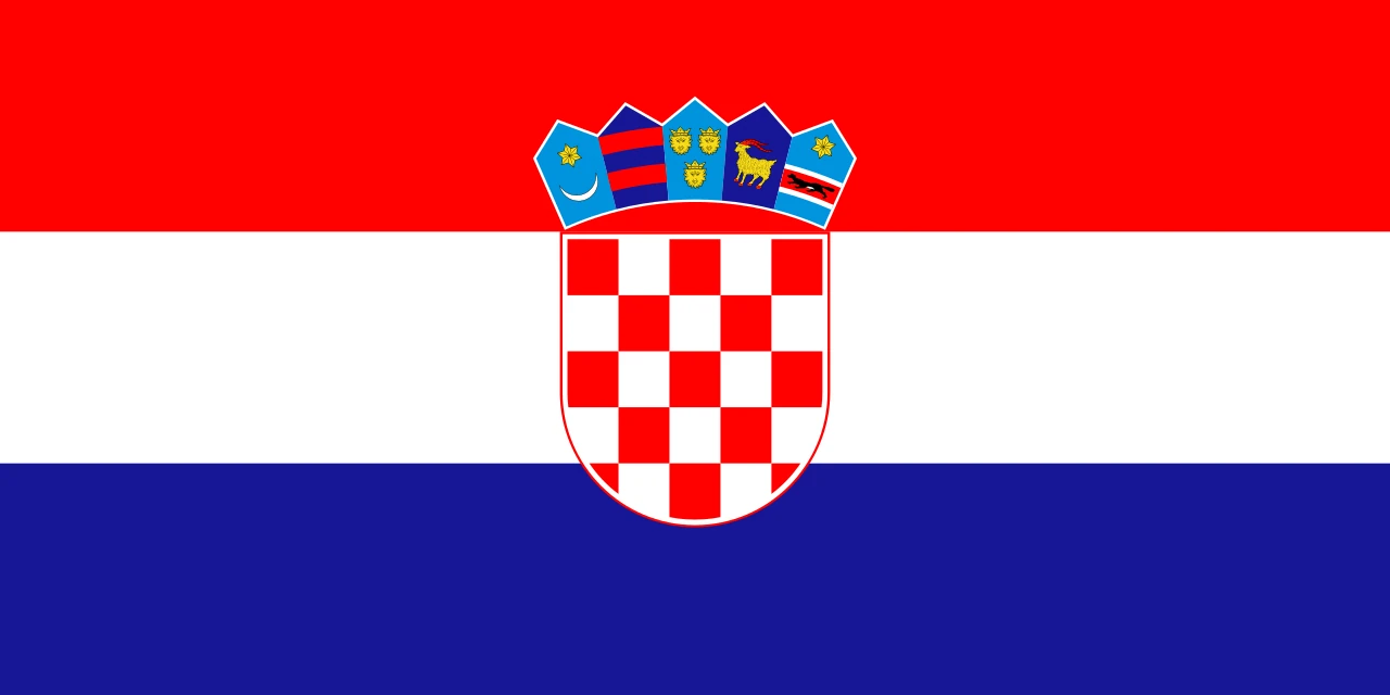 Current flag of Croatia