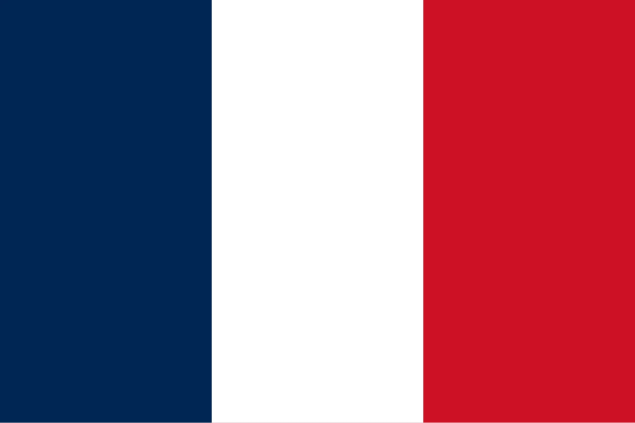 Bandera actual de França
