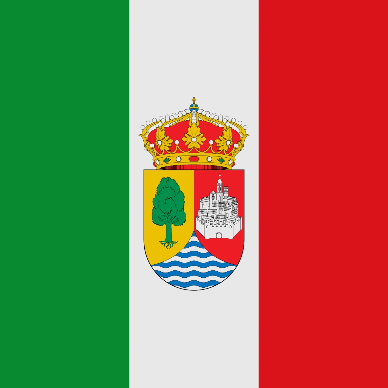 Bandera de Fresno de la Ribera