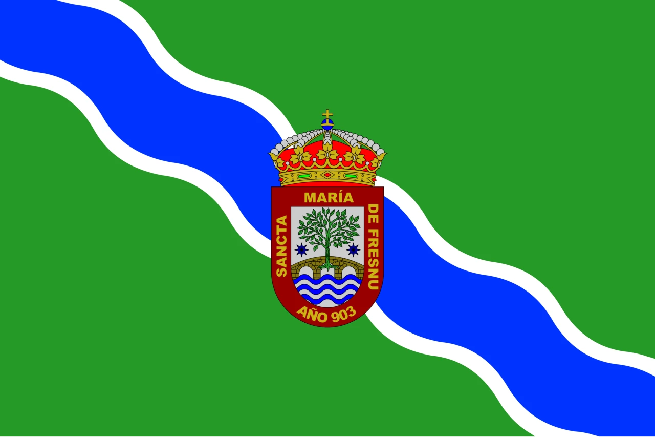 Bandera de Fresno de Río Tirón
