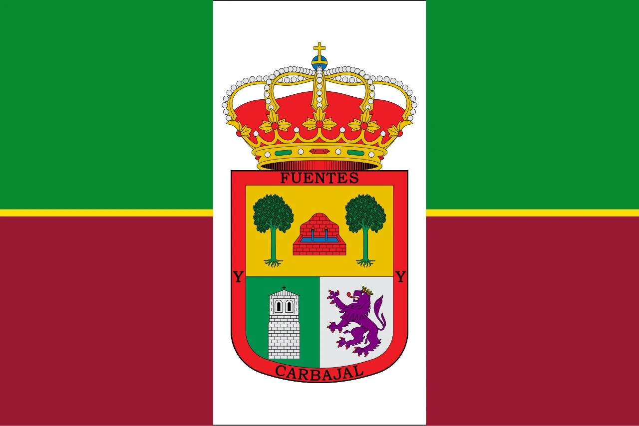 Bandera de Fuentes de Carbajal