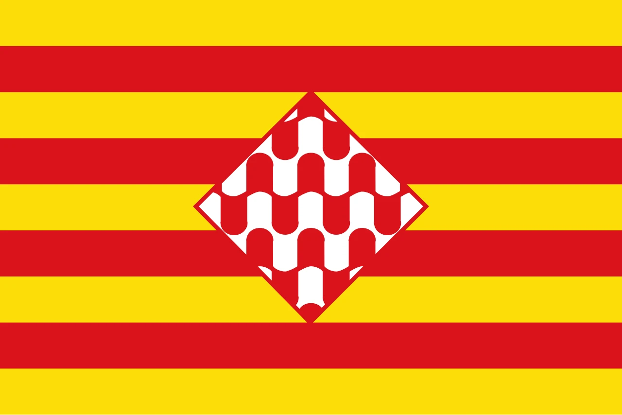 Bandera de la provincia de Gerona