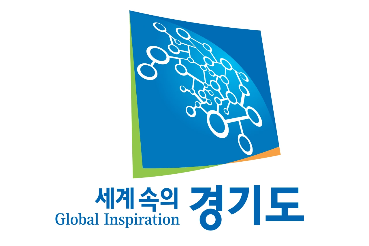 Bandera de Gyeonggi entre 2006 y 2021: rombo con puntos conectados