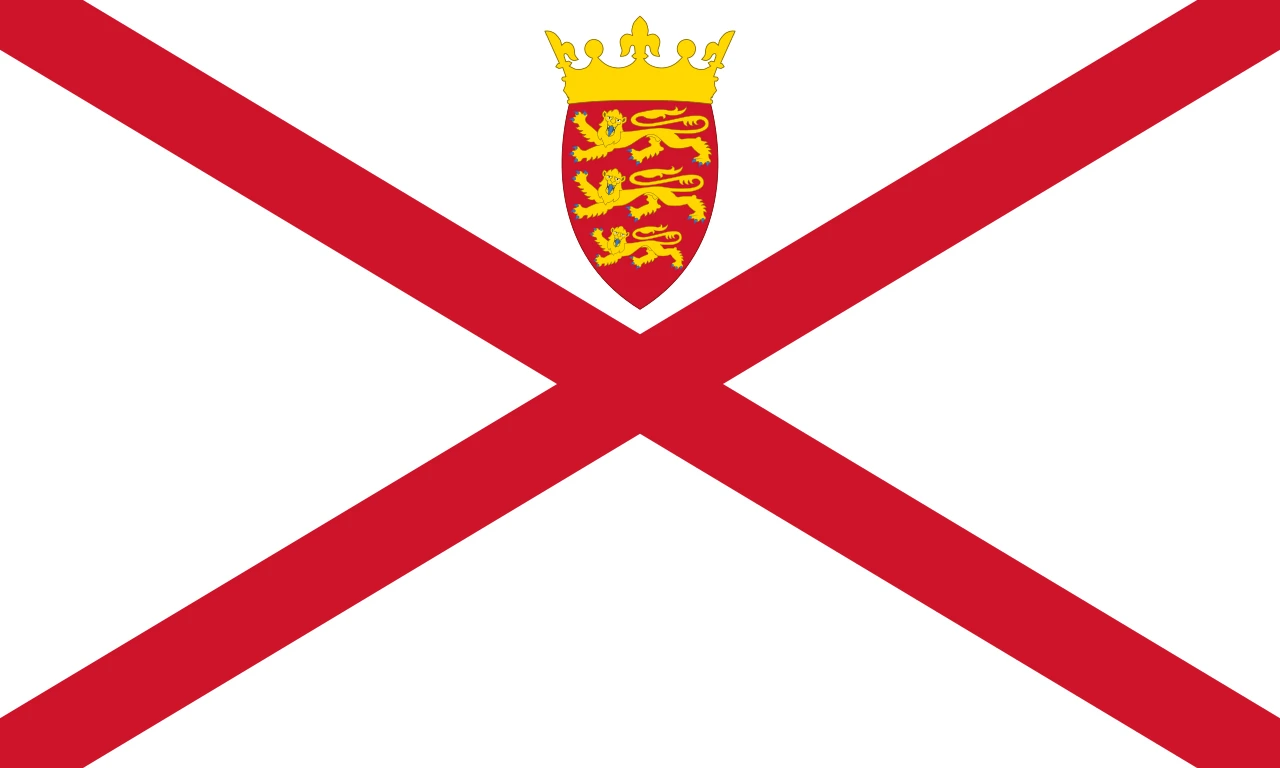 Current flag of Jersey