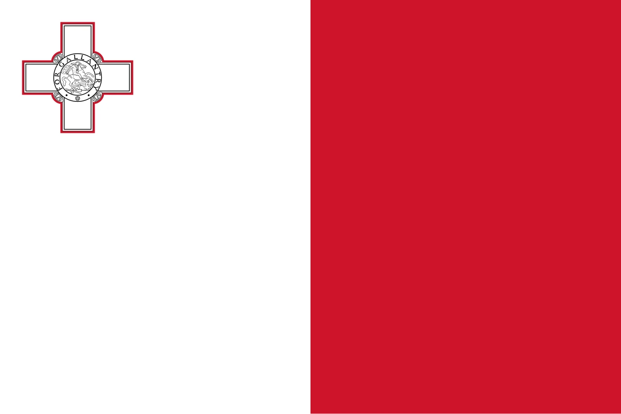 Bandera actual de Malta