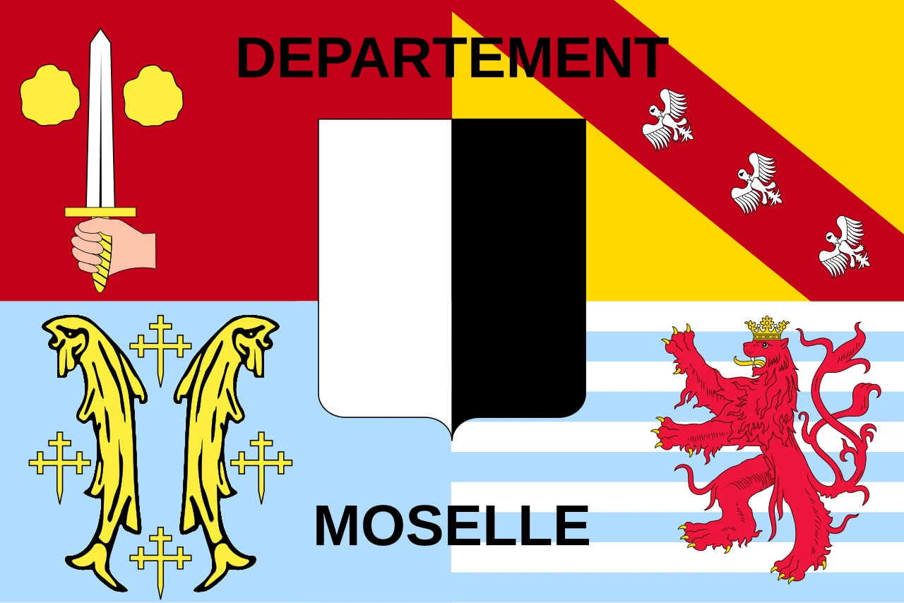 Bandera del departamento de Mosela