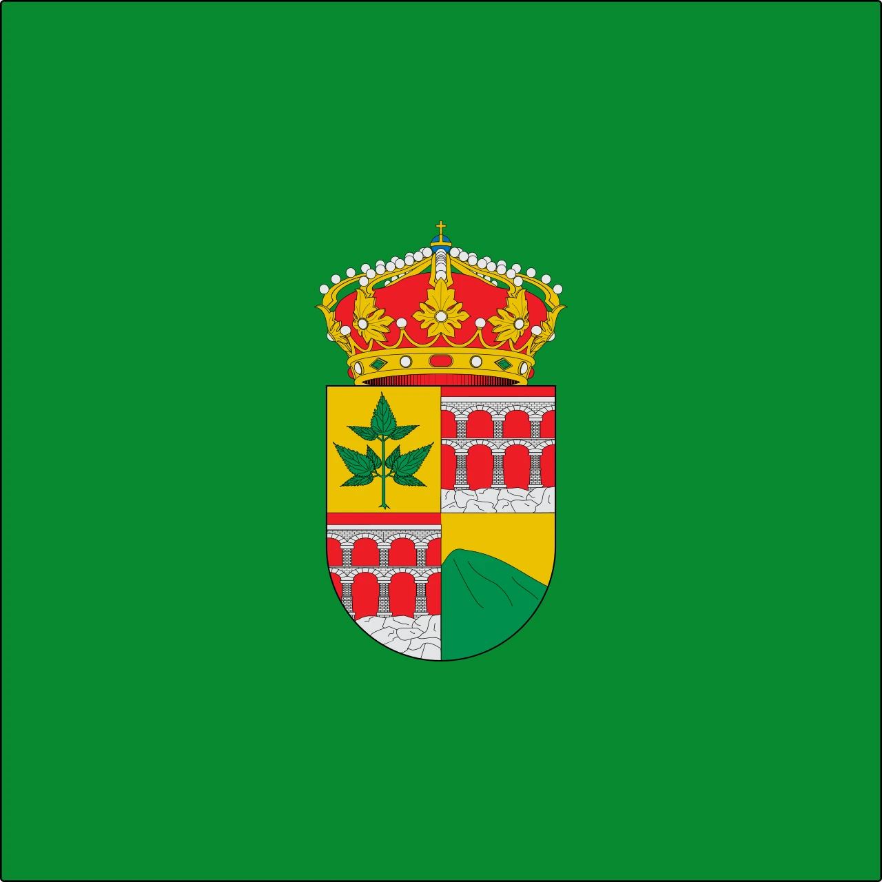 Bandera de Ortigosa del Monte