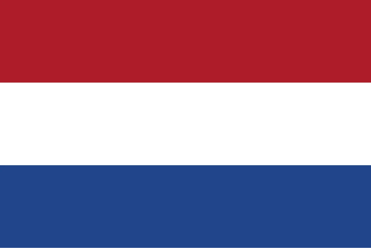 Red, white and blue flag