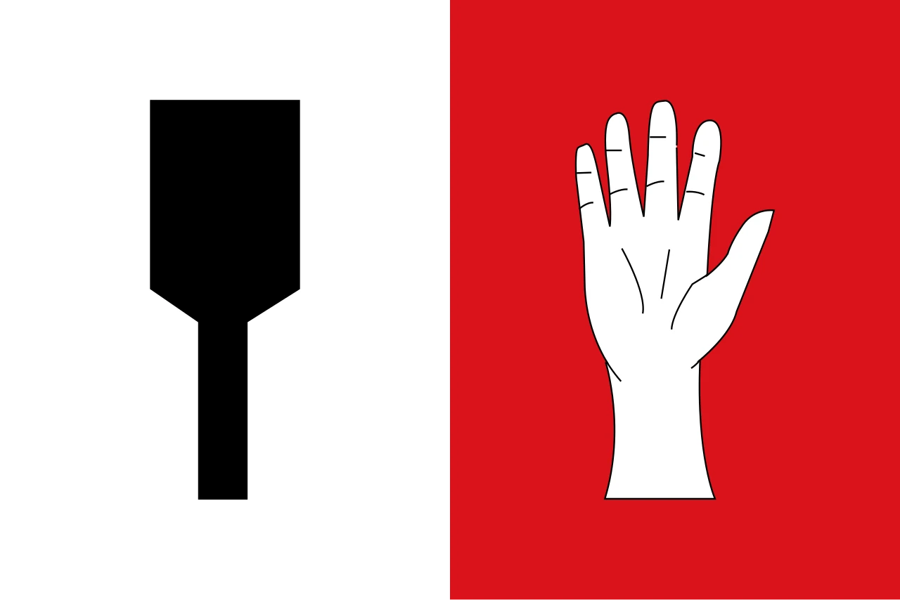 Bandera del Palau-solità i Plegamans