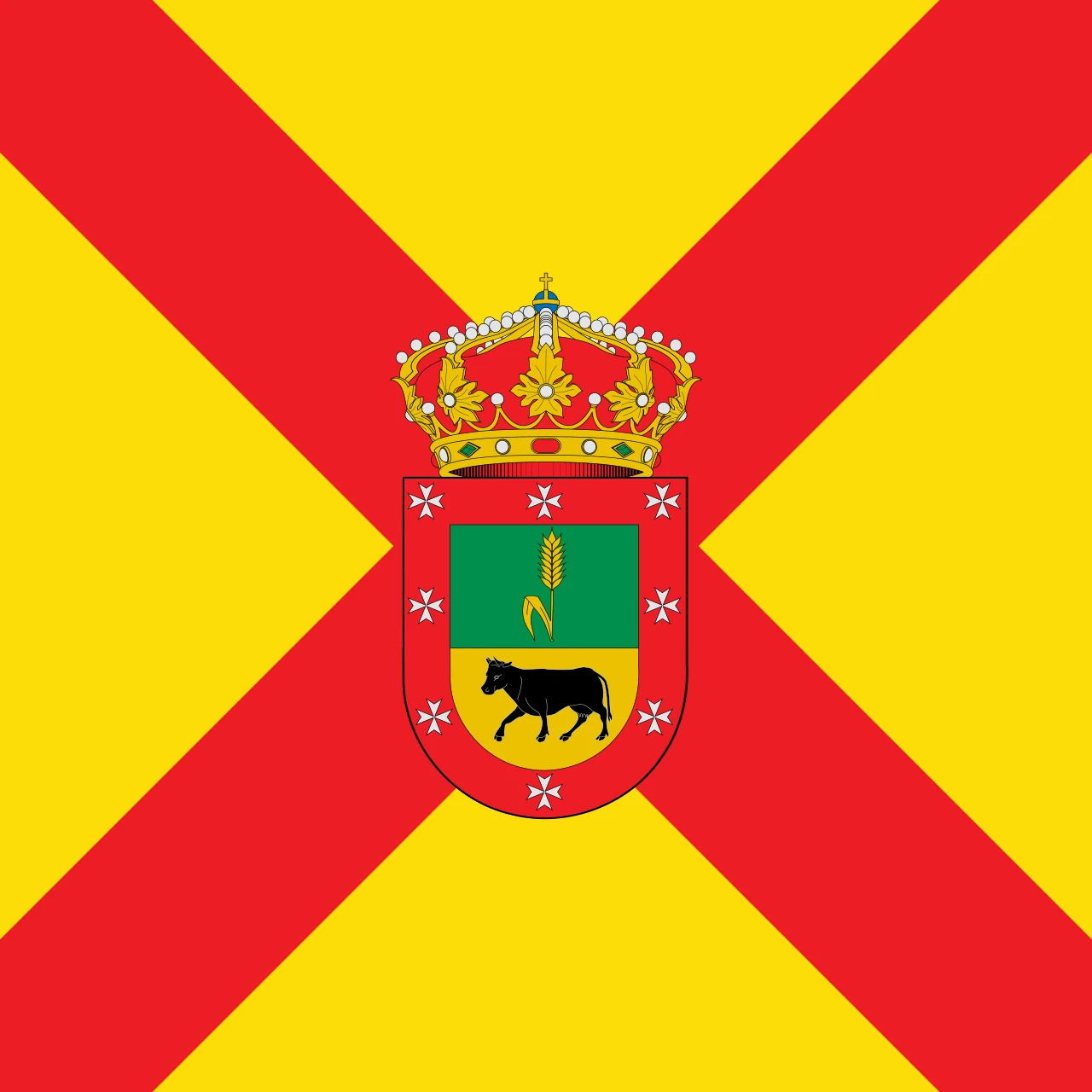 Bandera de Paradinas de San Juan