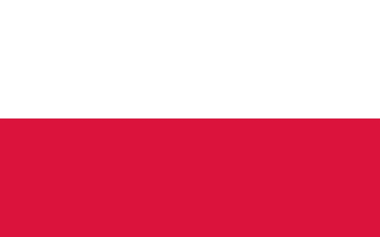 Current flag of Poland