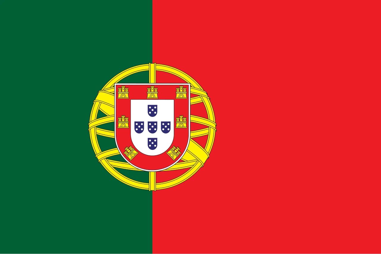 Bandera actual de Portugal