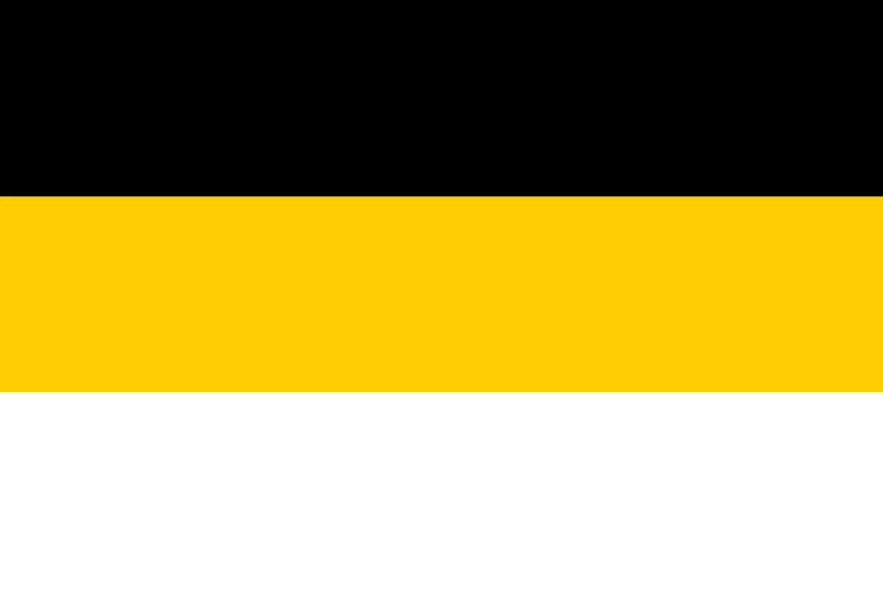 Bandera negra, groga i blanca de l’Imperi rus