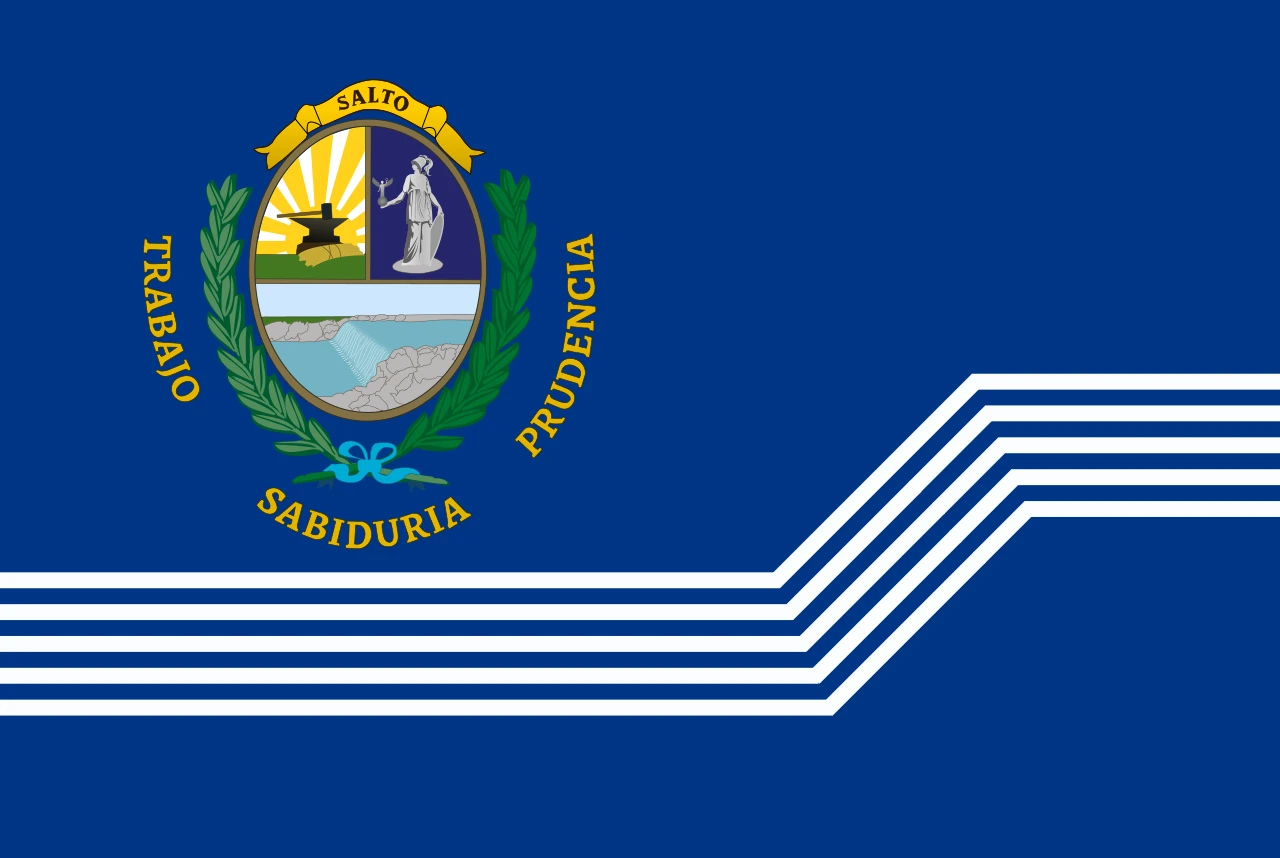 Flag of department of Salto