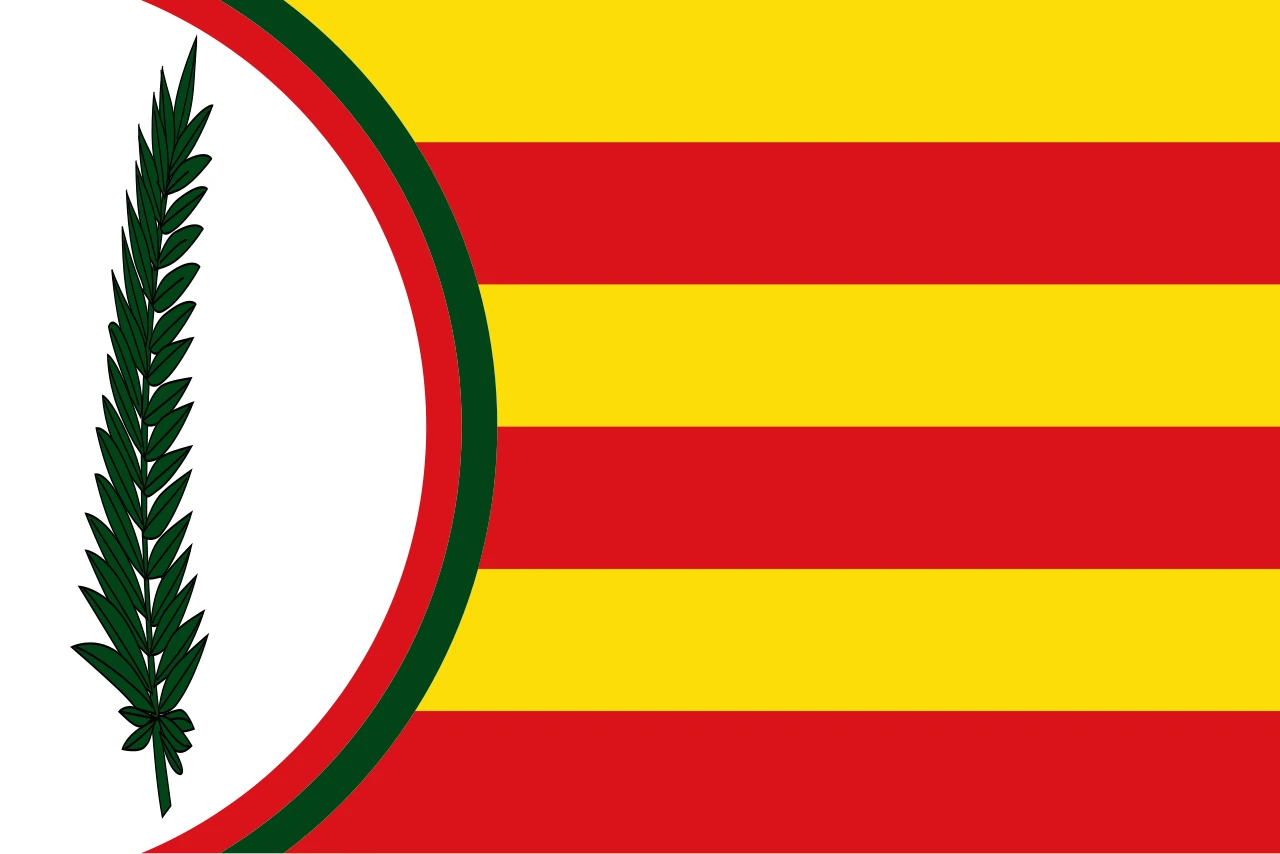 Bandera de Saus, Camallera i Llampaies