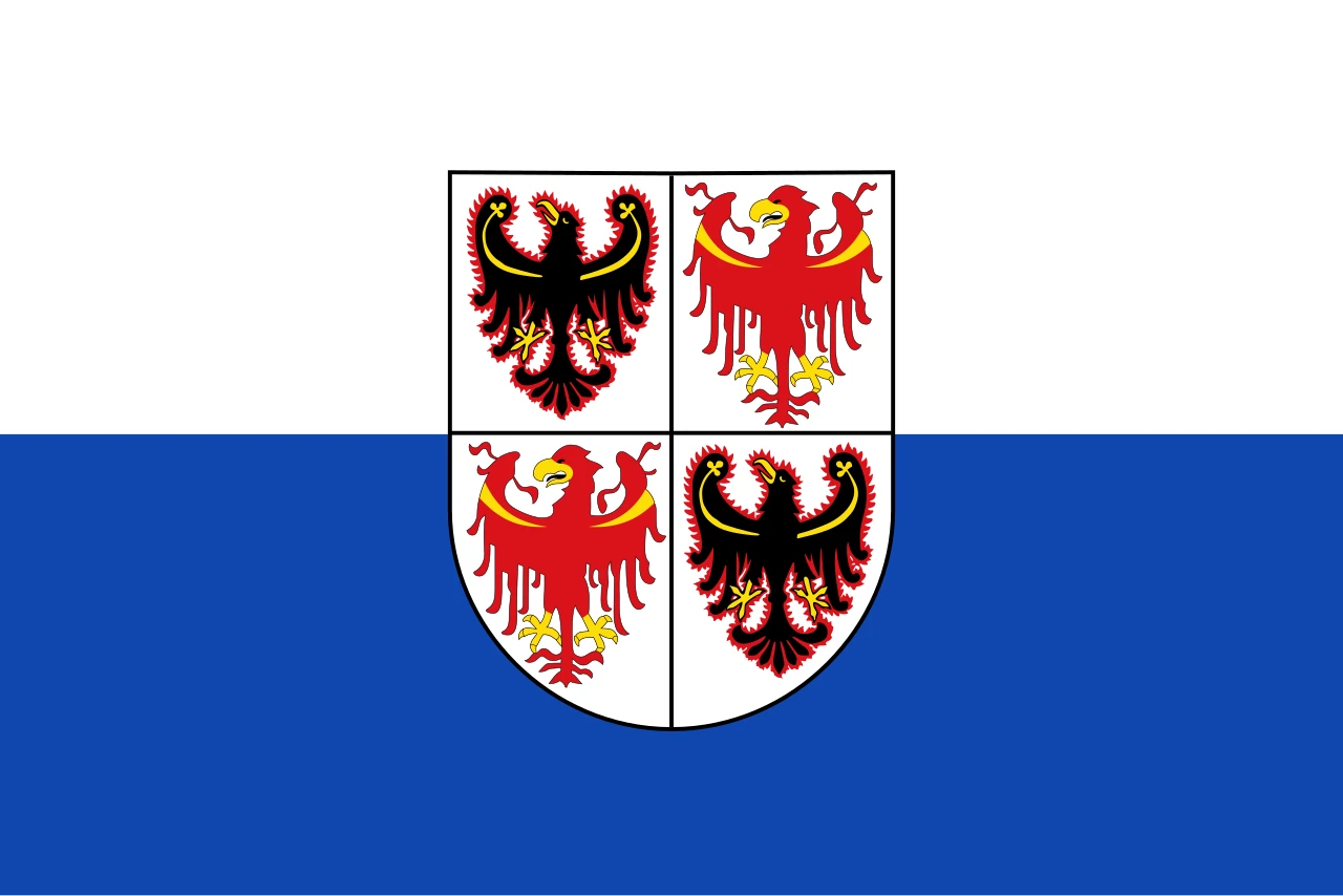Bandera del Trentino - Tirol del Sud