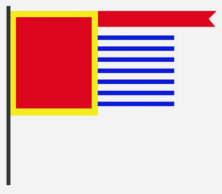 La primera bandera