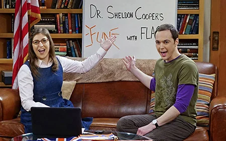 Artículo de Sheldon Cooper y diversión con banderas